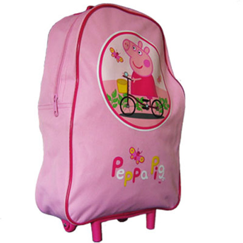 peppa pig wheeled bag