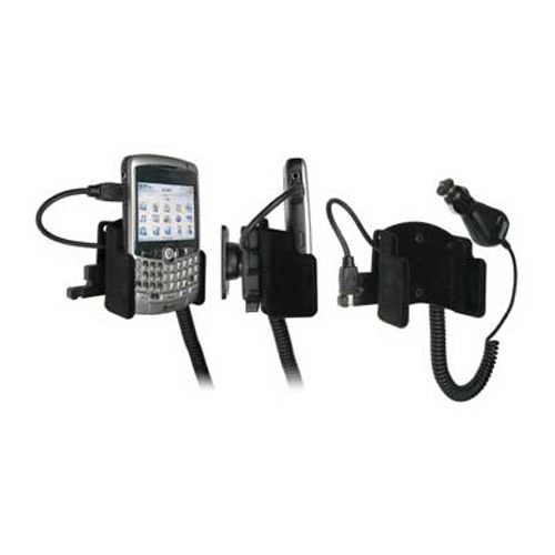 Charging Blackberry on Brodit Active Holder With Tilt Swivel   Charger For Blackberry 8300