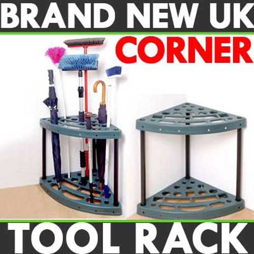 Details about CORNER TOOL RACK for Garden Shed Home Workshop Storage