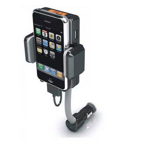 Charging Apple on Fm Transmitter Car Kit   Charger For Apple Iphone