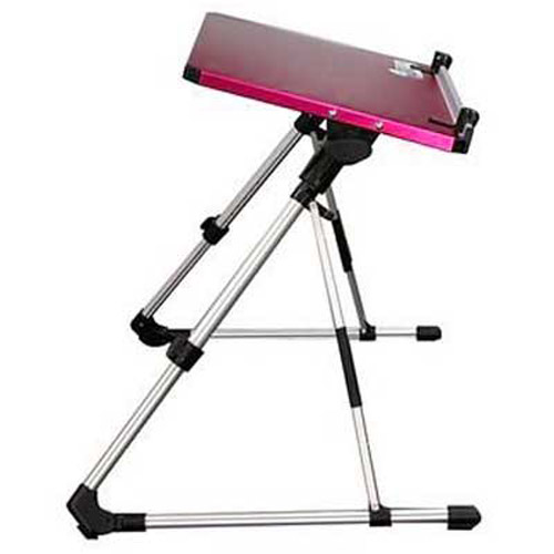 Portable Computer Screen on Portable Folding Computer Laptop Table   Pink