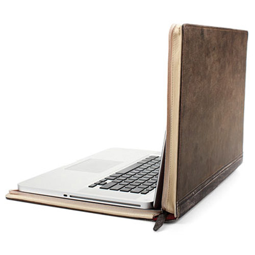 Incase Macbook  Hardshell on Bookbook Hardback Leather Case For Macbook Pro 15    Black