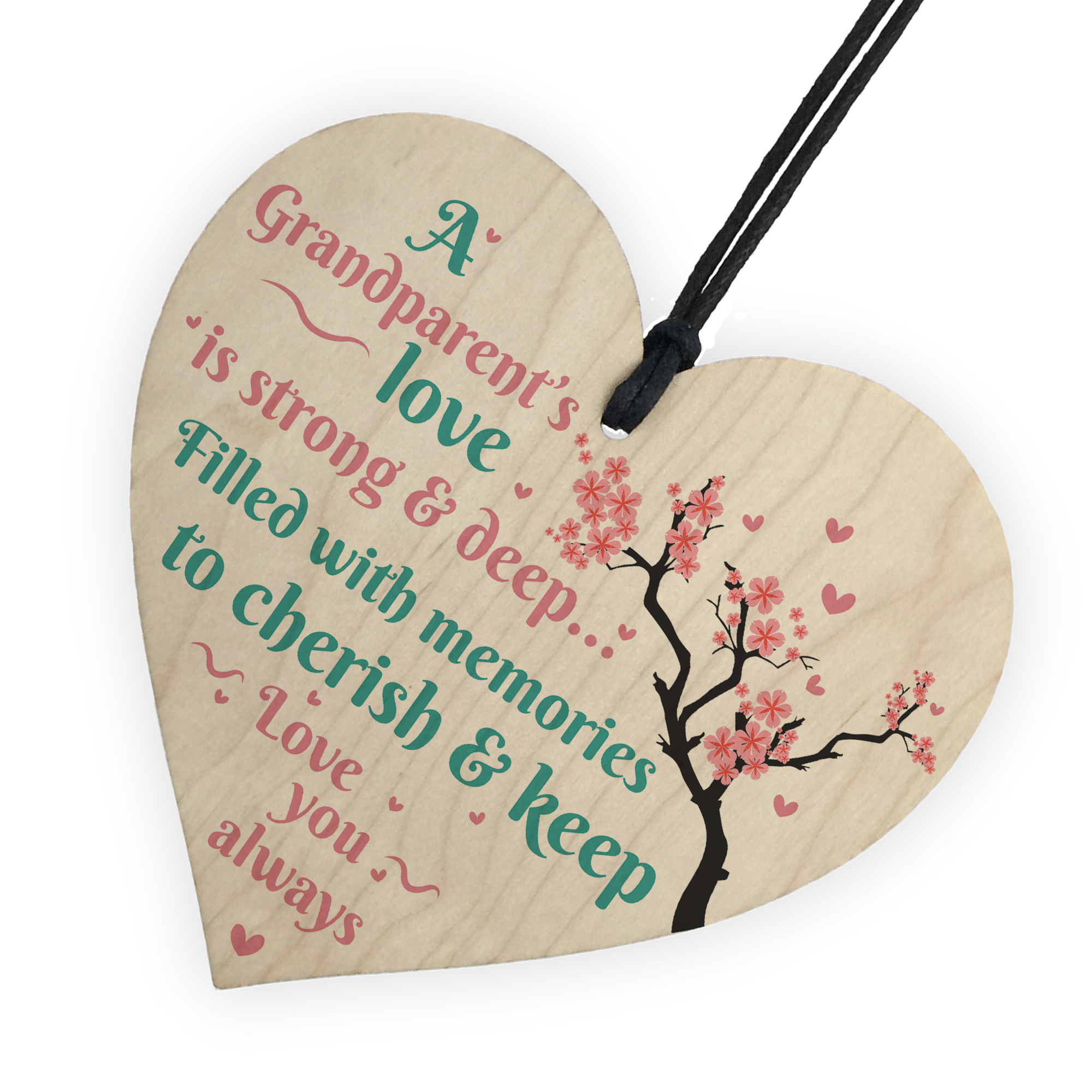 Great Grandparents Love You Grandma Plaques Nan Gifts Keepsake Thank ...