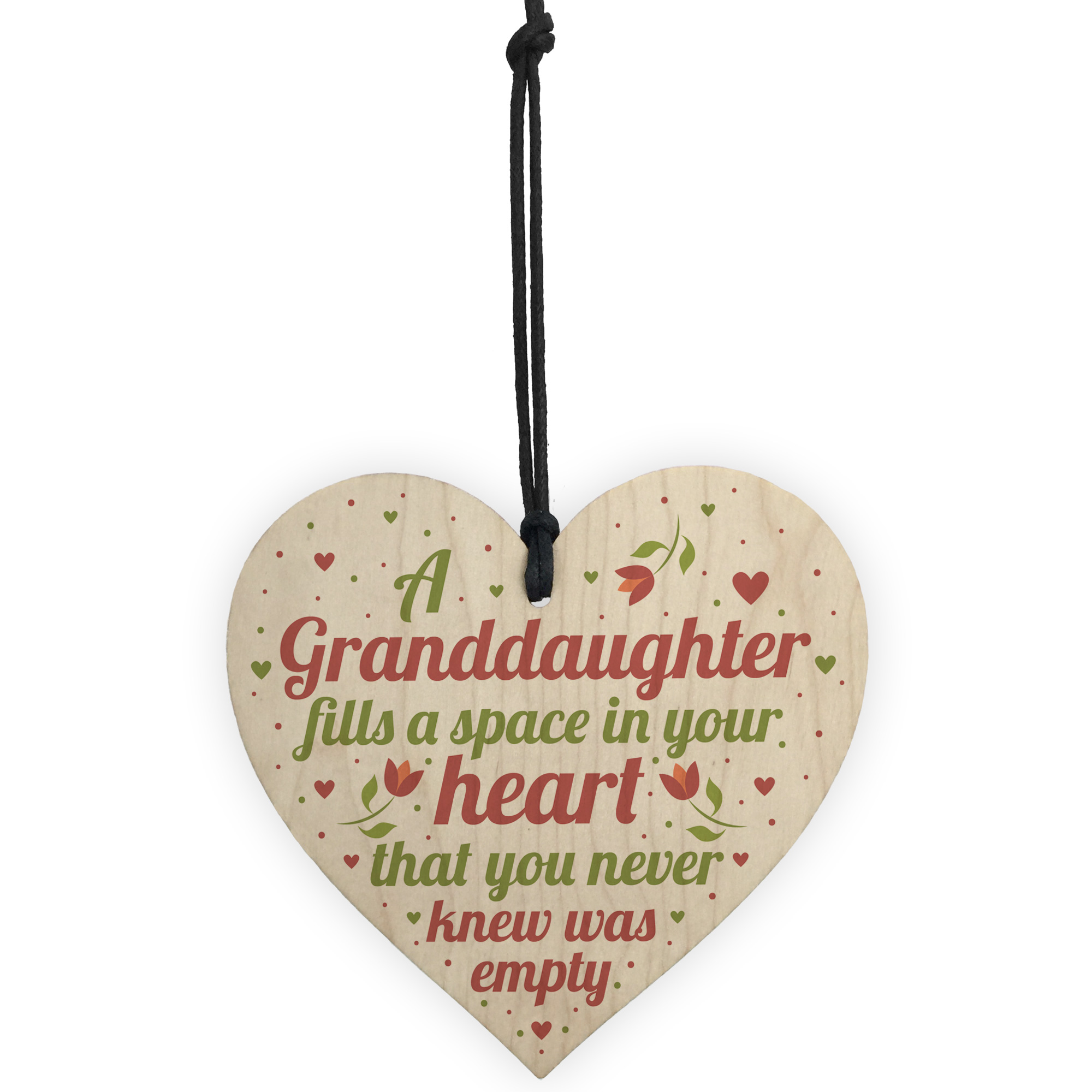 Granddaughter Plaque Keepsake Birthday Christmas Gift From Grandma Nan ...