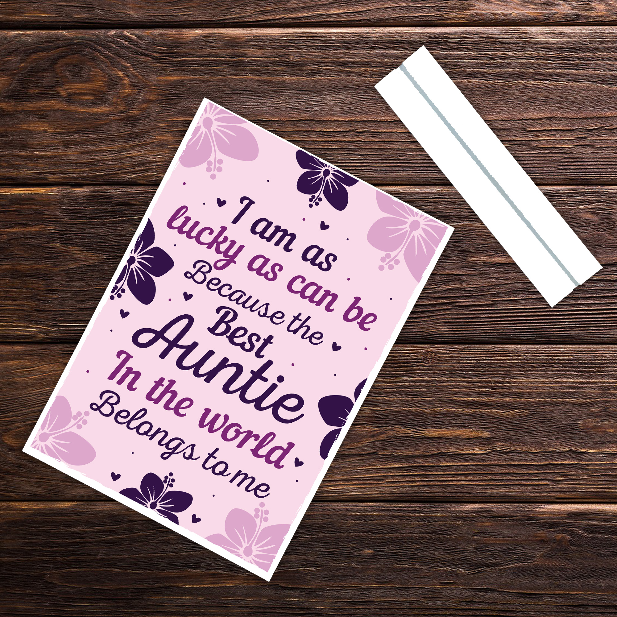 Best Auntie Aunt Gifts For Christmas Birthday Standing Plaque Gifts From Niece 5056293503365 | eBay