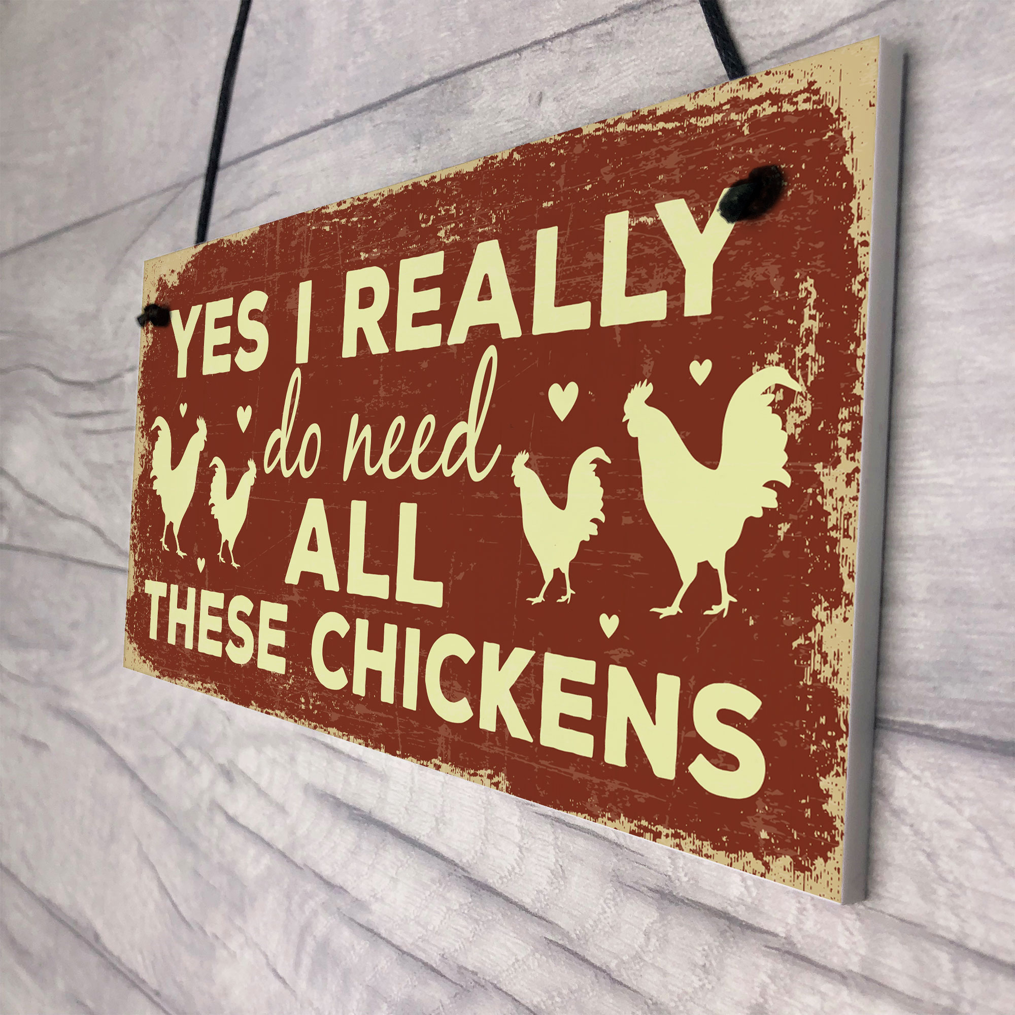 Funny Chicken Sign For Chicken Lovers Novelty Sign For Chicken Coop Hen