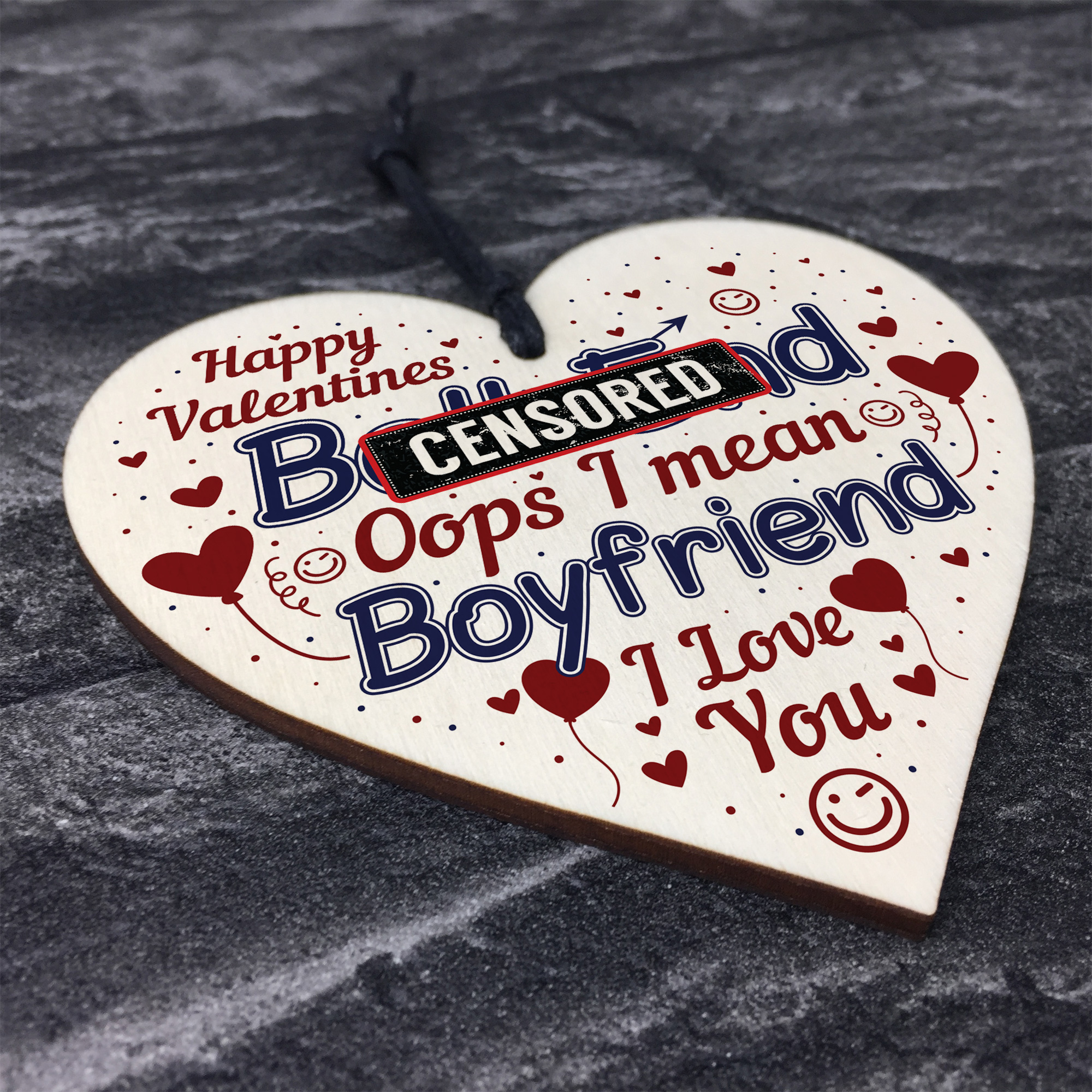 Novelty Funny Rude Valentines Cards For Boyfriend Heart Gift For Him