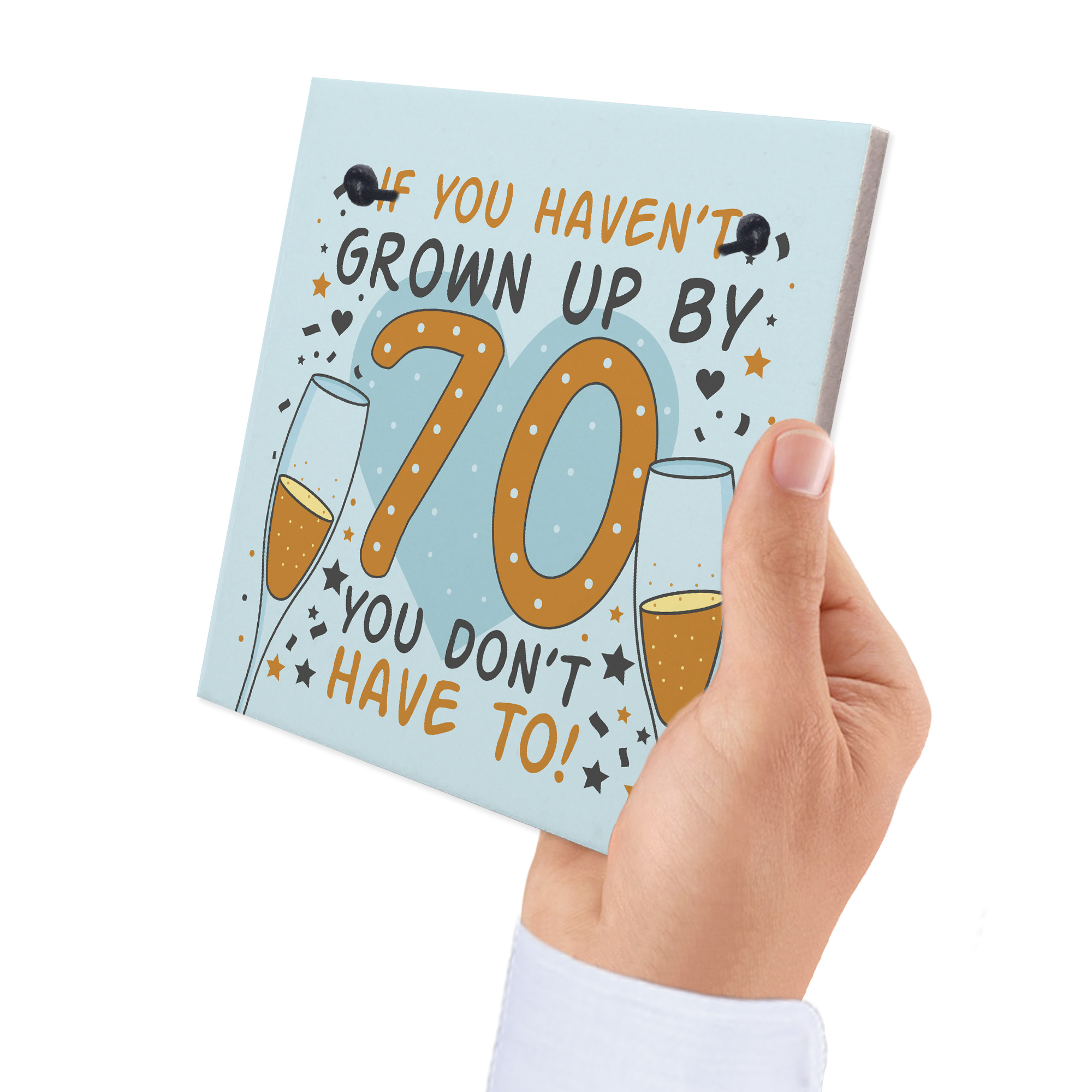 Funny 70th Birthday Card 70th Birthday Presents For Women Men Keepsake ...