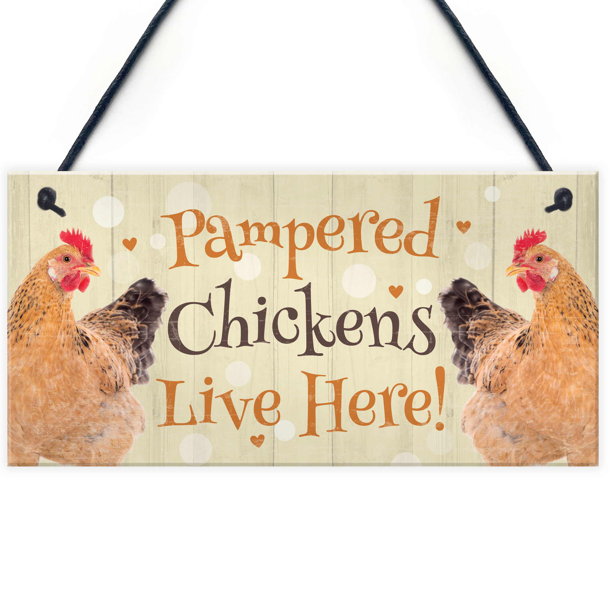 Chicken Coop Sign Funny Pampered Chicken Sign For Hen House Chicken