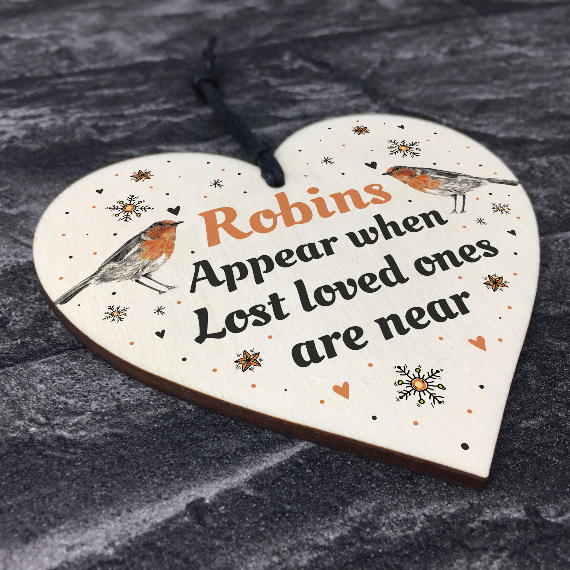 In Loving Memory Robins Appear Christmas Bauble Decoration Mum Dad Nan ...