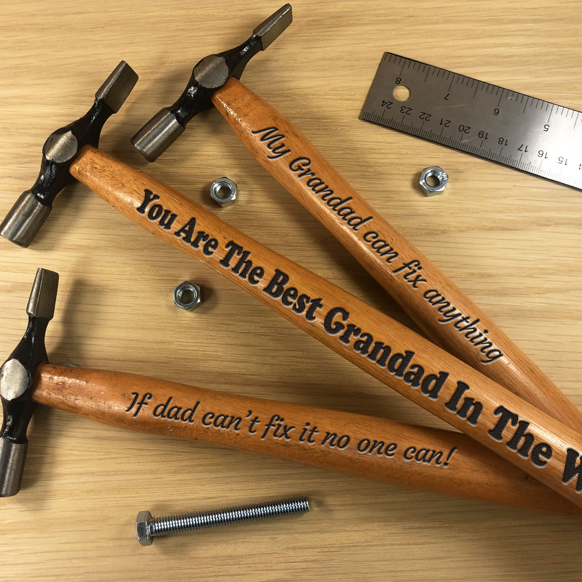 Engraved Hammer Grandad Gift For Birthday Fathers Day ...