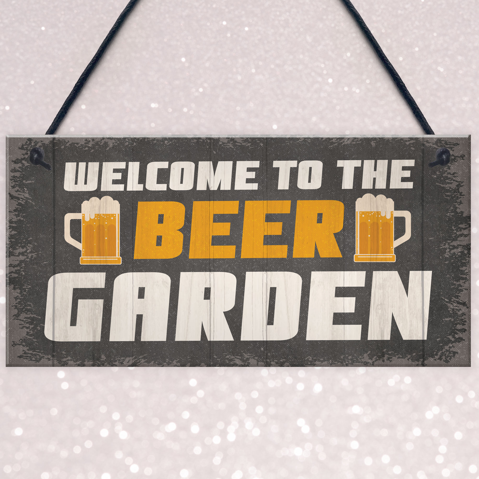 Novelty Beer Garden Sign Funny Garden Accessories Home Decor Man Cave ...