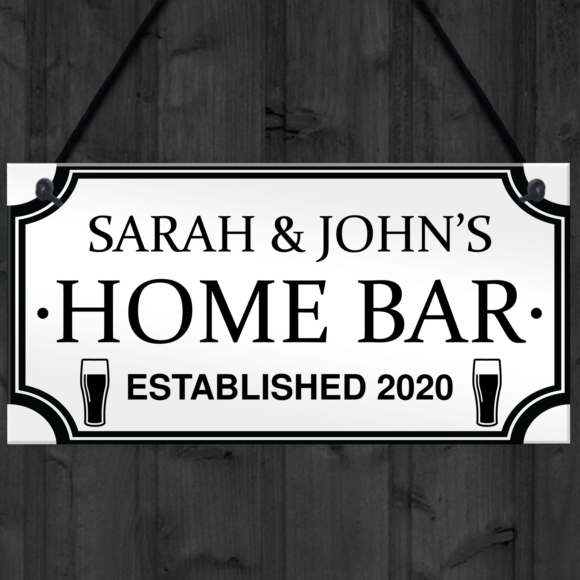 Personalised Bar Signs And Plaques Home Bar Sign Novelty Gifts For Home 