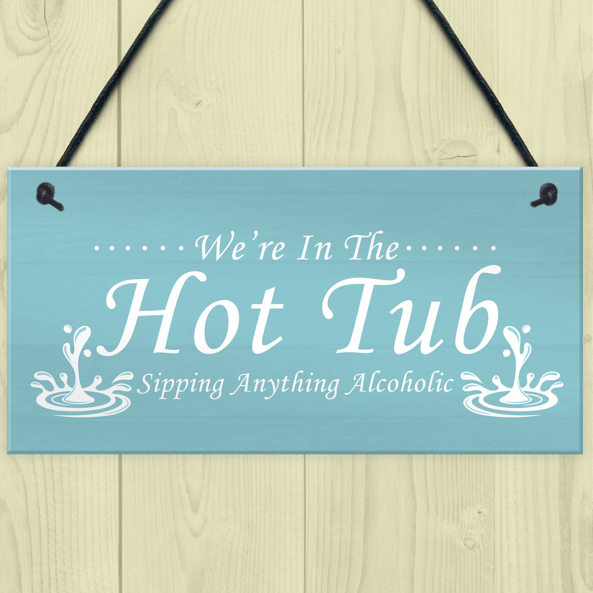 Funny Hot Tub Accessories Home Decor Garden Hot Tub Signs Novelty Alcohol Gifts EBay