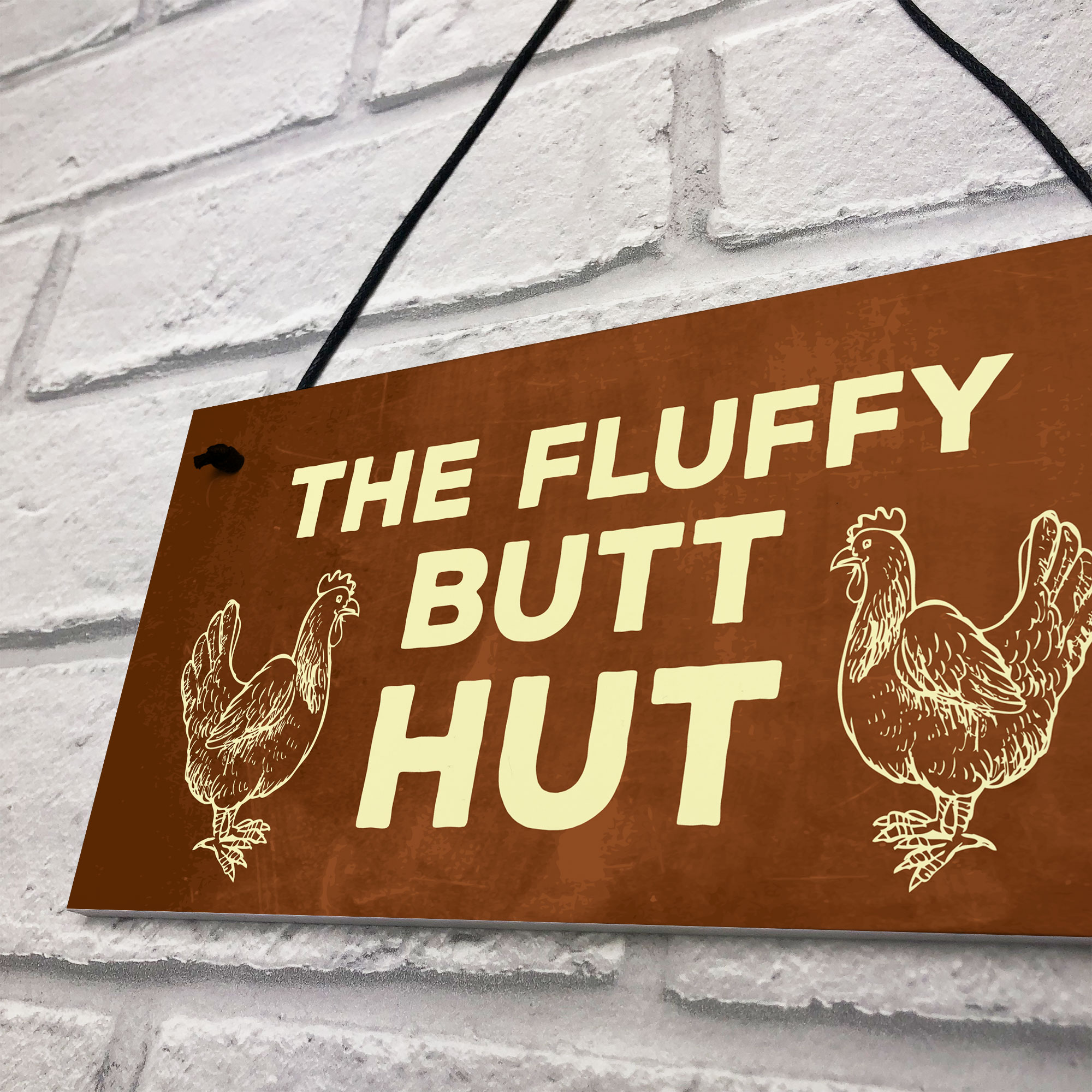 Funny Chicken Coop Novelty Hanging Plaques Animal Pet Gift Garden Signs ...