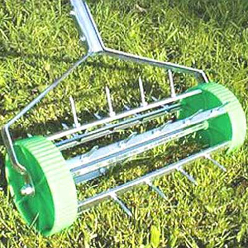 ROLLING LAWN AERATOR GREENER GARDEN GRASS - BRAND NEW! | eBay